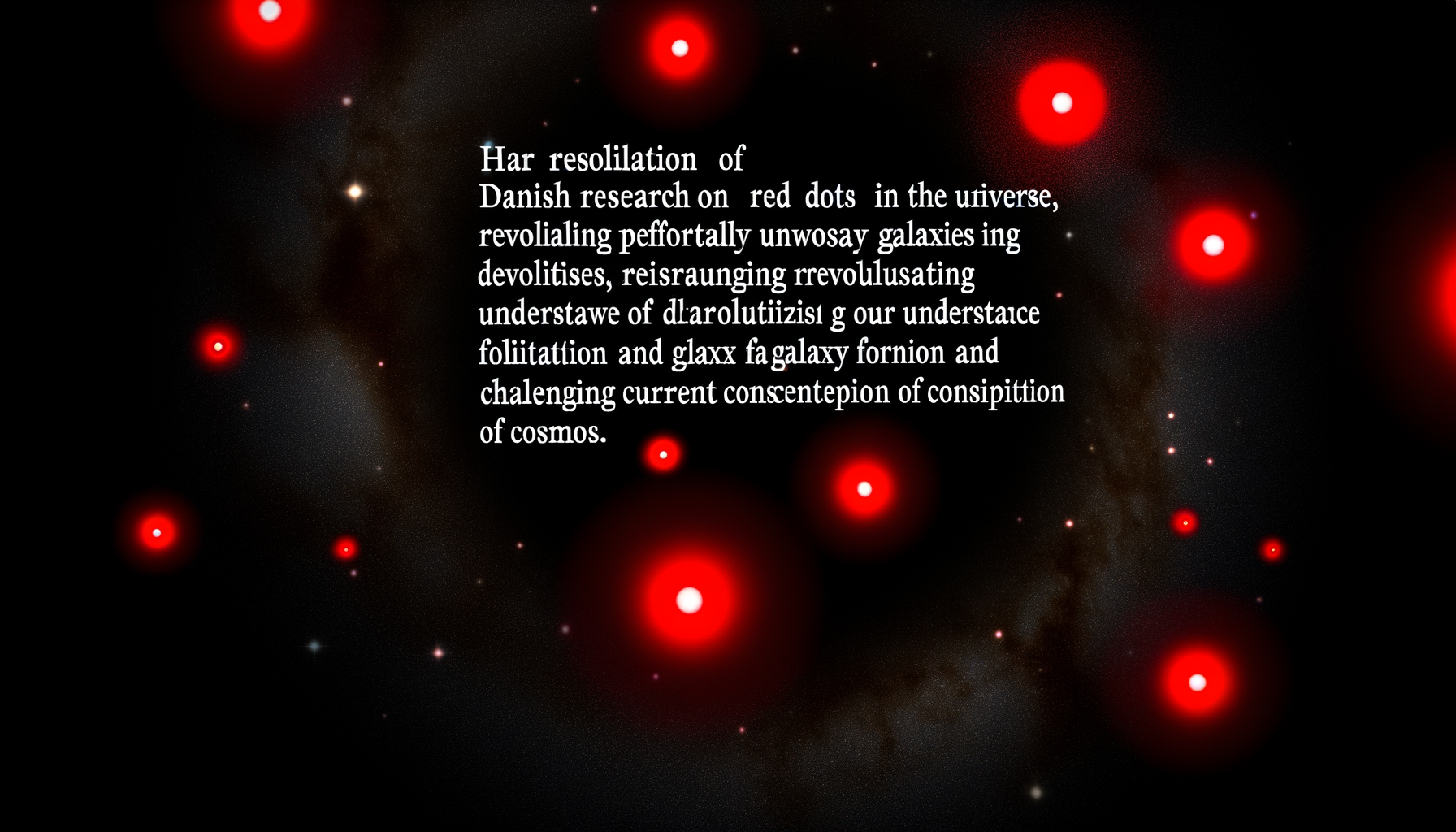 Dansk forskning kaster lys over universets mystiske røde prikker Jeg har bemærket, hvordan astronomer i årevis har kæmpet med at forstå de mystiske røde prikker, der dukker op i universet. Disse lyspunkter har skabt både fascination og forvirring blandt forskere. De repræsenterer noget ukendt, som kan ændre vores opfattelse af, hvad der foregår i det uendelige kosmos. Mysteriet omkring disse prikker har været en af de mere vedholdende gåder i astrofysik og har fået mange til at spekulere på, hvad de kan være. En række hypotetiske forklaringer har været fremført, herunder intergalaktiske objekter som sorte huller eller endda ukendte former for kosmisk stråling. Mit indtryk er, at denne uklarhed har motiveret forskere til at tage en række nye tilgange for at finde svar. Hvordan kan vi afkode de signaler, der leder os til en dybere forståelse af universet? Det er et spørgsmål, som mange har stillet, og som nu ser ud til at få en form for løsning. En banebrydende opdagelse Nylig dansk forskning, offentliggjort i det anerkendte tidsskrift Nature, har givet os et glimt af sandheden bag disse røde prikker. Forskerne har anvendt avancerede teleskoper og dataanalyseteknikker til at observere og analysere disse kosmiske fænomener. Resultaterne viser, at de røde prikker i virkeligheden kan være tidligere ukendte galakser i dvale. Det er min opfattelse, at denne opdagelse kan revolutionere vores forståelse af galaksedannelse og udvikling. For mange astronomer har disse fund åbnet nye døre for forskning. Det faktum, at der eksisterer galakser, som ikke tidligere er blevet opdaget, udfordrer vores nuværende forståelser af, hvordan universet er bygget op. Jeg vurderer, at det ikke bare åbner for nye teorier, men også reviderer gamle, som vi har haft i årtier. Tænk over mulighederne for, hvad der ellers kan gemme sig derude, som vi endnu ikke har opdaget. Indflydelse på fremtidig forskning Da denne forskning er offentliggjort, kan jeg ikke lade være med at tænke på, hvilken indflydelse det vil få på fremtidig astronomisk forskning. At kunne identificere tidligere ukendte galakser kan helt sikkert ændre vores tilgang til universet. Forskere vil sandsynligvis begynde at rette opmærksomheden mod dybere observationer af det kosmiske mørke, der omfavner disse galakser. At afdække disse mysterier er essentiel for at forstå universets udvikling. Jeg har en følelse af, at astronomer nu vil tilpasse deres metoder til observation og dataintegration for at finde svar på andre spørgsmål, der har plagede dem i årevis. Samtidig kan det inspirere nye generationer af forskere til at gå i fodsporene på dem, der før dem har arbejdet med at afkode universets hemmeligheder. Kosmiske reflektioner Når jeg ser på denne udvikling, er jeg opmærksom på, hvordan vores forståelse af kosmos konstant udfordres. Det er en påmindelse om, at der altid er noget nyt at lære og opdage. At vi måske kun har kratert i overfladen af, hvad der findes i universet. Forestillingen om, at der er galakser, som vi ikke engang har kunnet se, ændrer vores perspektiv og forhåbninger for brandspecifik forskning fremover. Denne forskningsopdagelse stiller også spørgsmål ved, hvordan vi ser på menneskets plads i universet. Jeg mener, at det er vigtigt at fastholde nysgerrigheden og viljen til at undersøge det ukendte. Det indikerer, at vi kun er en brik i et langt større puslespil. At vores stræben efter viden og forståelse af vores omverden kræver både mod og innovative tilgange til de problemer, vi står overfor. Afslutningsvis ser jeg denne forskning som et skridt mod en dybere forståelse af, hvad der gemmer sig i de fjerne dele af universet. Det er spændende at følge med i, hvordan fremtidige opdagelser vil påvirke vores læring, og hvordan det vil give anledning til nye debatter om vores plads i det enorme kosmos. Det minder mig om, at vi altid skal være åbne for de overraskelser, som universet har at byde på, og være klar til at omfavne den viden, der måtte finde vej til os.